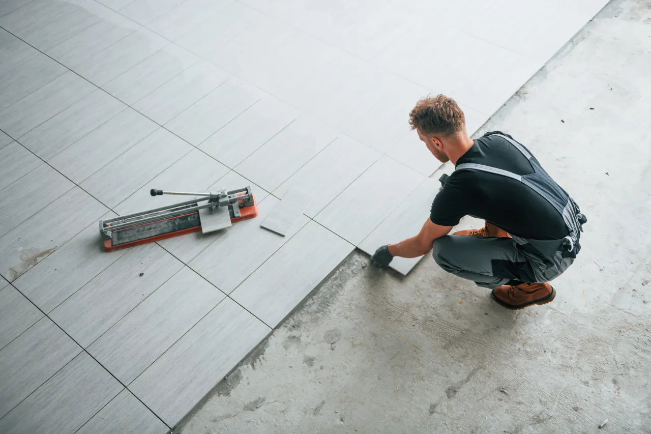 Tile installation